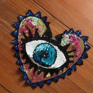 Funky sequined eye patch